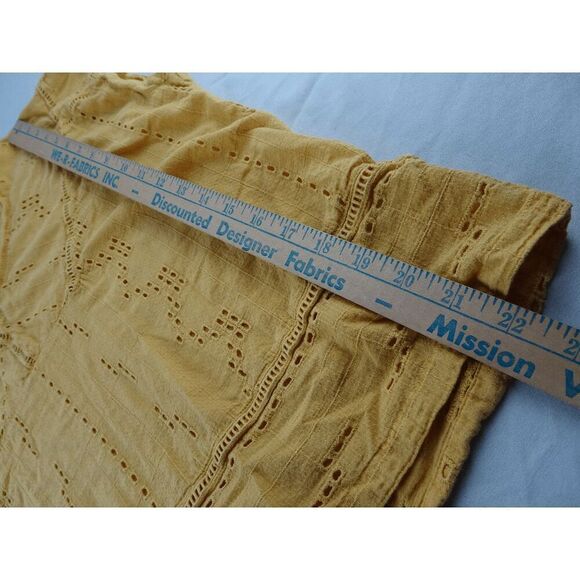 PrAna 100% Organic Cotton Women Yellow Top Size L - Picture 9 of 9